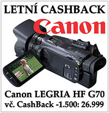 Videokamera Canon LEGRIA HF G70 pod 27 tisíc: KLIK