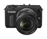 CANON EOS M s objektivem 18-55mm (Klik zvětší)