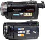 Srovnání: Panasonic SD900 a Canon HF M41 (Kliknutí zvětší)
