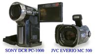 Srovnání Everia MC500 s PC1000 (Klikni pro zvětšení)