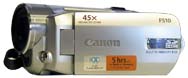 Prostřední z tria Canon FS1xx zboku (Kliknutí zvětší)