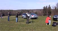 Akční natáčení vozů kameramany zblízka (Kliknutí zvětší)