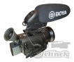 Masivní externí mikrofon BOYA BM3031 na Sony AX53