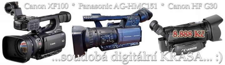 VÝBĚR Z BOBULÍ našeho Bazaru: EXTRA Canon HF G30