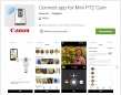 Odkaz do aplikace k přístrojům Canon na Google Play