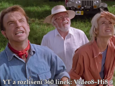 Jurský park a momentka rozlišení 360 linek: cca V8/Hi8