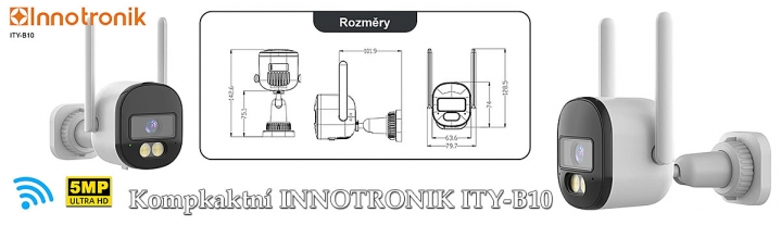 INNOTRONIK ITY-B10: deatily a základní data kamery