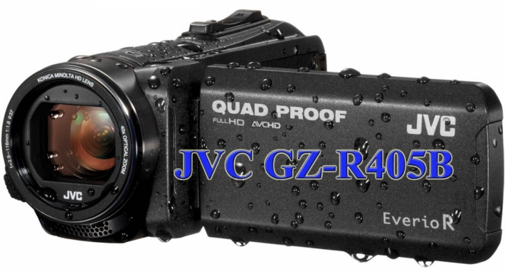 Základní model videokamery JVC GZ-R405B v černé...