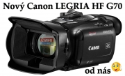 ZBRUSU NOVÝ Canon LEGRIA HF G70 dorazil a je k mání