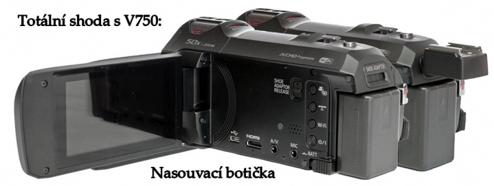 GENIÁLNÍ výsuvná botička Panasonic na V785 i V750...