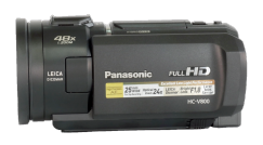 Videokamery Panasonic 2018: nejnižší model HC-V800