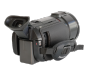 Videokamera Panasonic HC-VXF1 v zadní perspektivě 